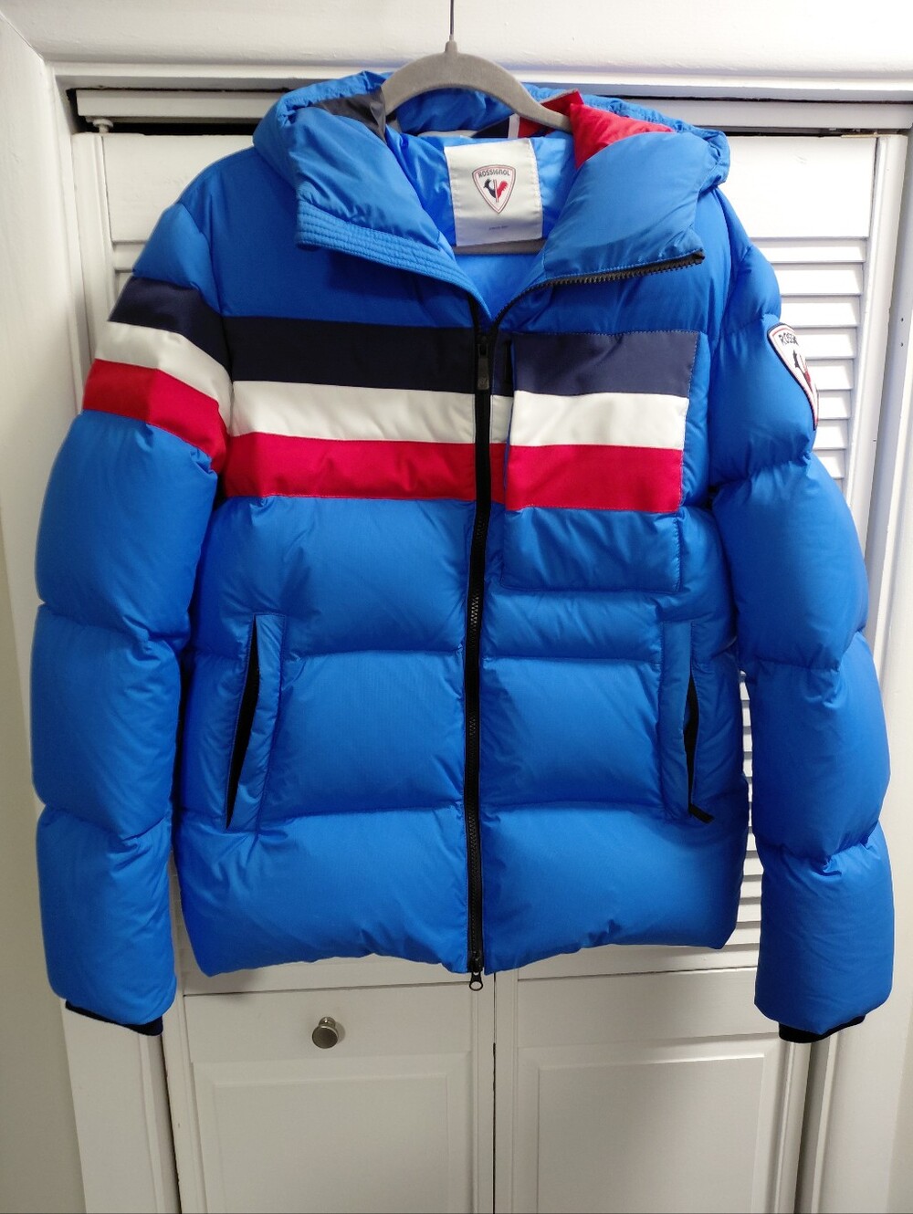 Men's Rossignol Magnetic Puffer Apres Ski Jacket Coat Duck Down